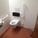 Arbeitsvorschau von PU Boden und Fugenlose Wände in Öffentlichen WC Anlagen